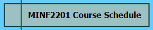MINF2201 Course Schedule