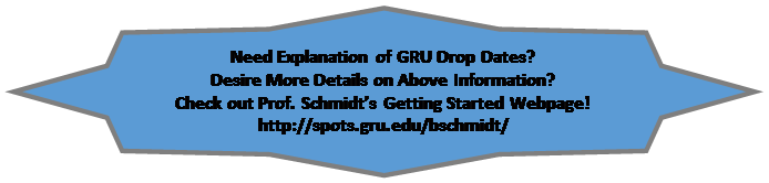 8-Point Star: Need Explanation of GRU Drop Dates? 