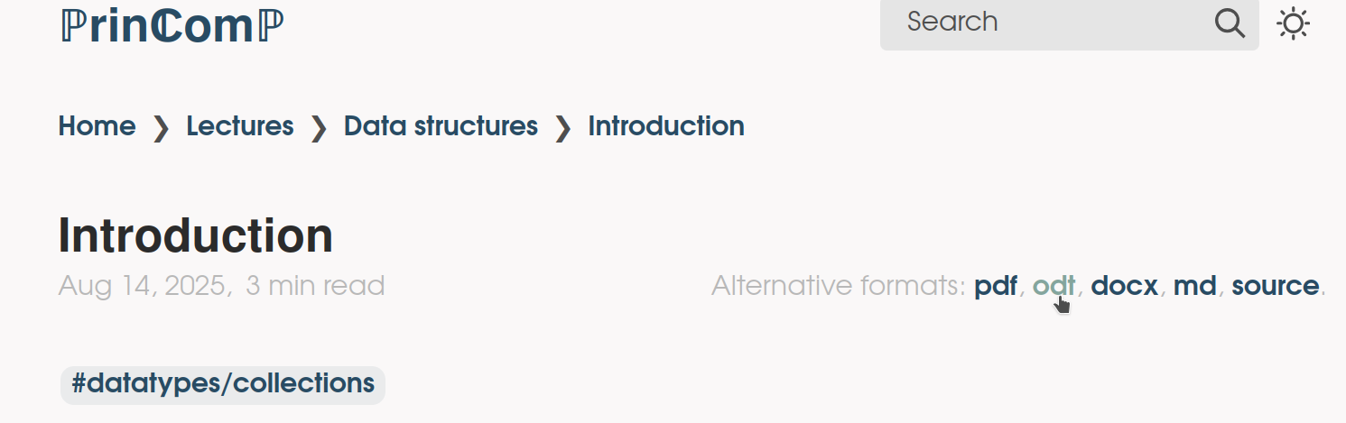 Courtesy of principles of computer programming